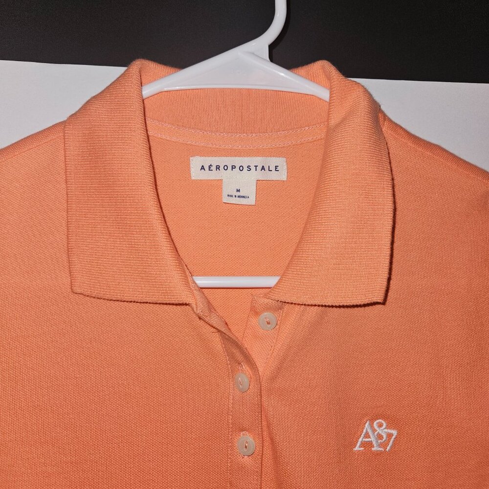 Aeropostale Orange Polo Shirt - Picture 2 of 11